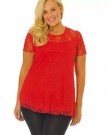 Nouvelle-Scarlet-Lace-Lined-Top-Red-Size-20-0-0