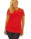 Nouvelle-Scarlet-Lace-Lined-Top-Red-Size-20-0