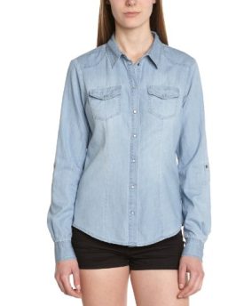 ONLY-Womens-Long-regular-Blouse-Blue-Light-Blue-26-0