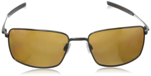 Oakley Oo4075 Square Wire Tungsten Frame/Tungsten Iridium Polarized Lens Metal Sunglasses - Image 3
