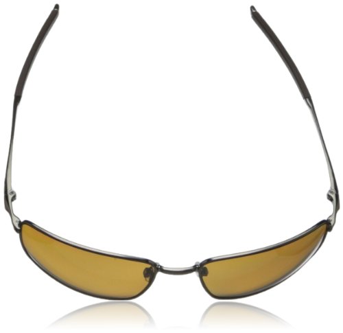 Oakley Oo4075 Square Wire Tungsten Frame/Tungsten Iridium Polarized Lens Metal Sunglasses - Image 5