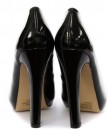 Odeon-Black-Patent-PU-Womens-Platform-High-Heel-Court-Shoe-Size-UK-3-0-1