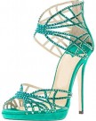 Onlymaker-Ladies-Womens-High-Heel-Peep-Toe-PumpsGlitter-Open-Toe-Sandals-Handmade-Customized-Coloured-Wedding-Party-Dress-Stiletto-Shoes-Green-Satin-Size-UK-7-0