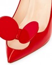 Onlymaker-Womens-High-Heel-Bowtie-Pumps-Red-Patent-Leather-Size-UK-9-0-2