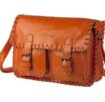 Orange-Small-Satchel-Handbag-Bright-Colours-with-Buckles-and-Stitched-Edge-by-Lettuce-0