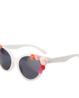 Oversized-Cat-Eyes-50s-Style-Sunglasses-with-Flower-Embellishment-White-Black-0
