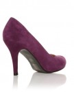 PEARL-Purple-Faux-Suede-Stiletto-High-Heel-Classic-Court-Shoes-Size-UK-5-EU-38-0-1