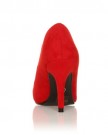 PEARL-Red-Faux-Suede-Stiletto-High-Heel-Classic-Court-Shoes-Size-UK-6-EU-39-0-2