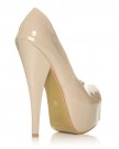PEEPTOE-Nude-Patent-PU-Leather-Stiletto-Very-High-Heel-Platform-Peep-Toe-Shoes-Size-UK-7-EU-40-0-0