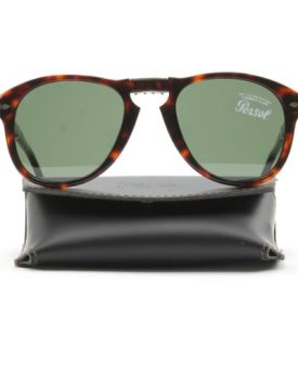 PERSOL-Unisex-Sunglasses-PO-0714-2431-54-Brown-Folding-Round-0