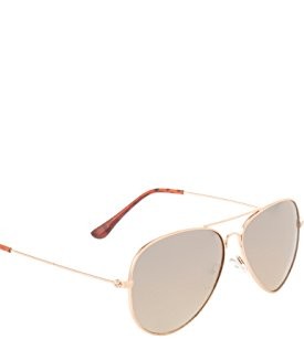 Parfois-Aviator-Sunglasses-Women-Size-M-Rose-Gold-Multicolor-0