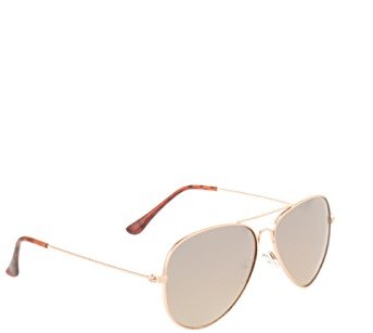 Parfois-Aviator-Sunglasses-Women-Size-M-Rose-Gold-Multicolor-0