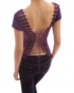PattyBoutik-Corset-Embroidered-Back-Cap-Sleeve-Boho-Clubwear-Blouse-Top-Purple-S-0-0