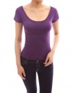 PattyBoutik-Corset-Embroidered-Back-Cap-Sleeve-Boho-Clubwear-Blouse-Top-Purple-S-0-1