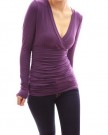 PattyBoutik-Cross-Front-V-Neck-Empire-Waist-Fitted-Long-Sleeve-Ruched-Stretch-Knit-Top-Purple-16-0-0