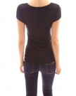 PattyBoutik-Cross-front-V-Neck-Ruched-Fully-Lined-Cap-Sleeve-Mesh-Blouse-Top-Black-12-0-2
