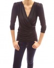 PattyBoutik-Crossover-Faux-Wrap-Long-Sleeve-Pullover-Blouse-Top-Black-12-0-1