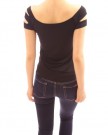 PattyBoutik-Ripped-Cut-Out-Cap-Sleeve-Clubwear-Party-Blouse-Top-Black-16-0-1