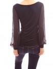 PattyBoutik-Round-Scoop-Neck-Slit-Chiffon-Bishop-Long-Sleeve-Casual-Party-Blouse-Top-Black-12-0-2