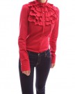 PattyBoutik-Ruffle-Flounce-Stand-Collar-Long-Sleeved-Blouse-Tops-Red-12-0-0