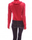 PattyBoutik-Ruffle-Flounce-Stand-Collar-Long-Sleeved-Blouse-Tops-Red-12-0-1