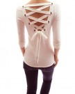 PattyBoutik-Scoop-Neck-Lace-Up-Back-Long-Sleeve-Stretch-Blouse-Tee-Top-Ivory-12-0-0