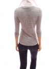 PattyBoutik-Smart-Shirt-Collar-V-Neck-Knit-Tops-2-in-1-Style-Blouse-Gray-16-0-2