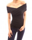 PattyBoutik-Stretch-Crossover-Sleeveless-Off-Shoulder-Ruched-Casual-Top-Black-S-0-1