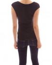 PattyBoutik-V-Neck-Empire-Waist-Ruched-Fully-Lined-Sleeveless-Tank-Blouse-Top-Black-12-0-2