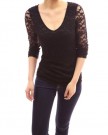 PattyBoutik-V-Neck-Floral-Lace-Overlay-Lined-Long-Sleeve-Party-Evening-Blouse-Top-Black-14-0-0