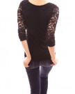 PattyBoutik-V-Neck-Floral-Lace-Overlay-Lined-Long-Sleeve-Party-Evening-Blouse-Top-Black-14-0-1