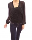PattyBoutik-V-Neck-Semi-Sheer-Chiffon-Bishop-Long-Sleeve-Fitted-Waist-Pullover-Blouse-Black-14-0-0