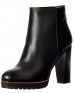 Perfect-Me-WOMENS-HIGH-BLOCK-HEEL-CLEATED-PLATFORM-ANKLE-CHELSEA-BOOTS-ZIP-UP-SHOES-SIZE-0