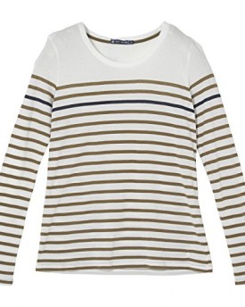Petit-Bateau-Womens-1060673210-Striped-Boat-Neck-Long-Sleeve-Top-Multicoloured-LaitMilitary-Size-8-Manufacturer-SizeX-Small-0