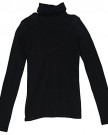 Petit-Bateau-Womens-1123617230-Turtleneck-Long-Sleeve-Top-Black-Noir-Size-12-Manufacturer-Size18-0