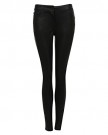 Pilot-Cara-Leather-Look-Skinny-Jeans-in-Black-size-UK-10-0