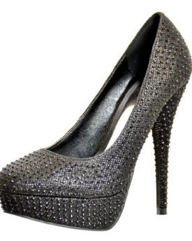 Platform-High-Heel-Jewelled-Shoe-Black-4-37-0