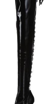 Pleaser-EU-SEDUCE-3063-Boots-Womens-Black-Schwarz-Blk-str-pat-Size-8-41-EU-0