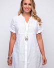 Plus-Size-Womens-Cotton-Dobby-Shirt-With-Sequin-And-Embroidery-Detail-Size-26-28-White-0-0
