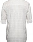 Plus-Size-Womens-Dobby-Check-Cotton-Shirt-With-Pleating-And-Crochet-Trim-Size-26-28-White-0-2