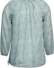 Plus-Size-Womens-Mint-And-Grey-Paisley-Print-Jacquard-Crepe-Blouse-Size-26-28-Green-0-2