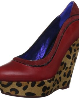 Poetic-Licence-Womens-Body-Love-RedLeopard-Wedges-Heels-4072-1A-5-UK-38-EU-0