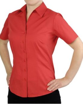 Polycotton-Blouse-SS-22-Red-0