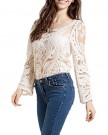 PrettyGuide-Women-Semi-Sexy-Embroidery-Floral-Lace-Tops-Crochet-Blouse-Shirt-XX-Large-UK-14-Beige-0-0