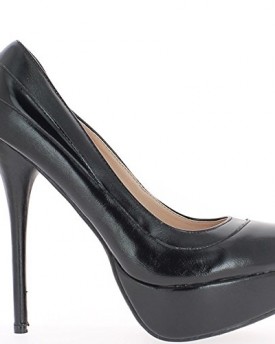 Pumps-large-female-waist-black-sequinned-12cm-heel-and-platform-44-0
