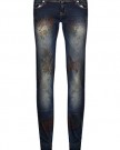 Q2-Womens-Floral-print-jeans-XL-Blue-0-5