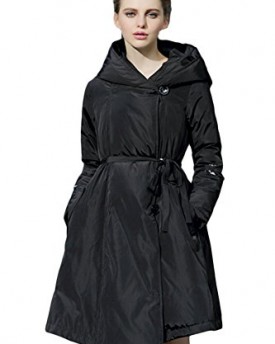 Queenshiny-Long-Womens-irregular-unique-hooded-Slim-Down-Coat-Jacket-with-belt-0