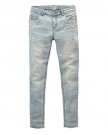 R-Teens-Teen-Girls-Embroidered-Skinny-Jeans-With-Adjustable-Waist-Blue-Size-10Y-138Cm-0