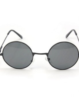 RHX-Black-Unisex-Sunglasses-Glasses-Vintage-Tortoise-Fashion-Frame-Lens-Retro-Round-0