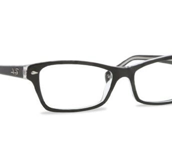 Ray-Ban-Optical-Womens-Rx5256-Black-On-Transpare-Frame-Plastic-Eyeglasses-52mm-0
